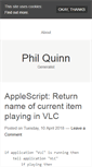 Mobile Screenshot of philquinn.co.uk