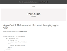 Tablet Screenshot of philquinn.co.uk